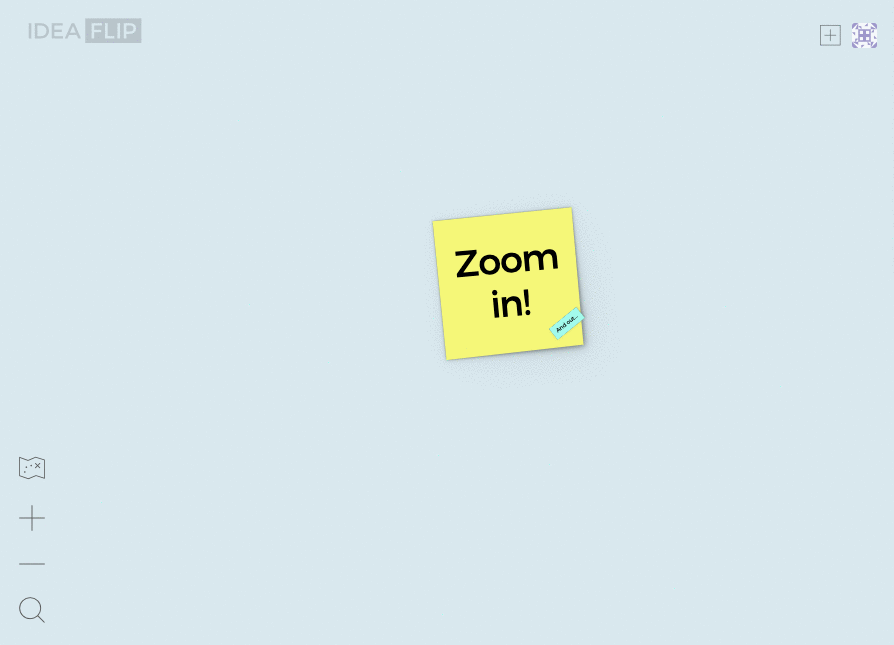 zoom in and out