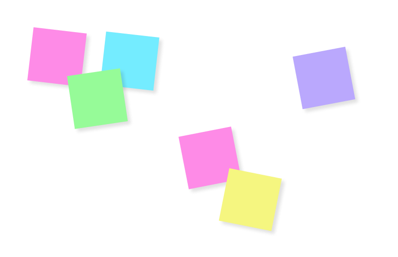 Stacked post it notes - Free interface icons